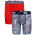 Nike Printed Boxer Briefs 2 Pack - Boys' Grade School University Red/Multi