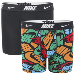 Boys' Grade School - Nike Printed Boxer Briefs 2 Pack - Multi/University Blue