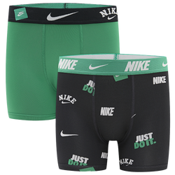 Boys' Grade School - Nike Printed Boxer Briefs 2 Pack - Stadium Green/Multi