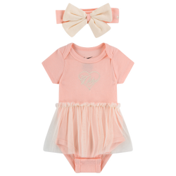 Girls' Infant - Nike 2 Piece Swoosh On Pointe Box Set - Washed Coral/White