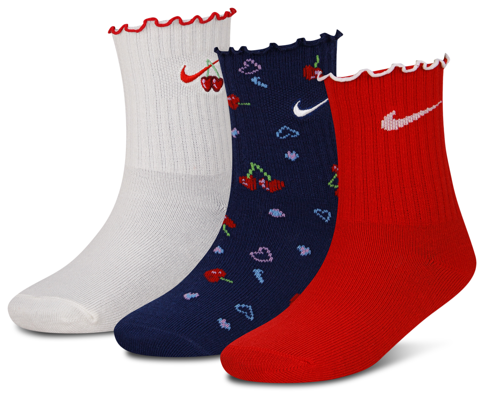 Nike Cherry Lettuce Micro Crew Socks - Girls' Preschool | Kids