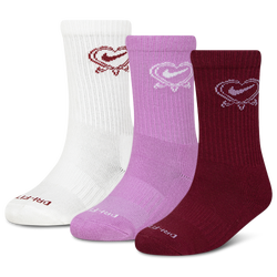 Girls' Preschool - Nike Valentine's Day Crew Socks 3 Pack - Sail/Multi