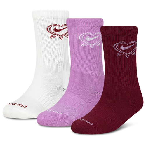  - Nike Valentine's Day Crew Socks 3 Pack - Sail/Multi
