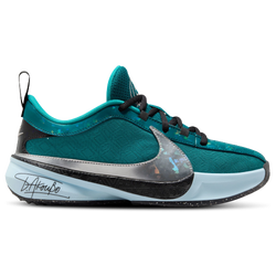 Boys' Grade School - Nike Freak 5 SE - Metallic Silver/Black/Geode Teal