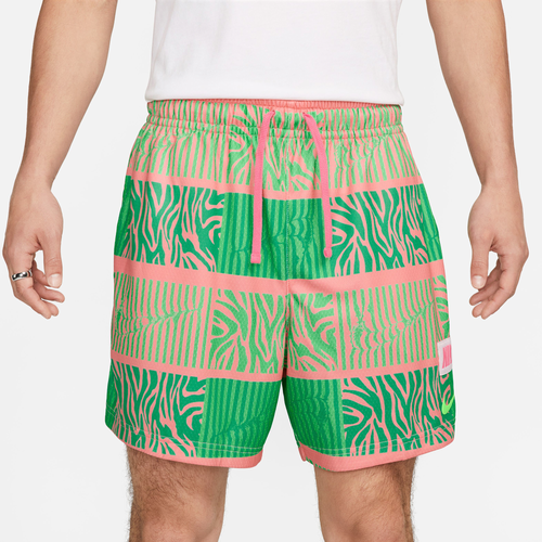 

Nike Mens Nike Club Trippy Safari Mesh Fit Shorts - Mens Coral Chalk/Pink Size XXL