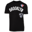 Pro Standard Nets Team Logo T-Shirt - Men's Black/White