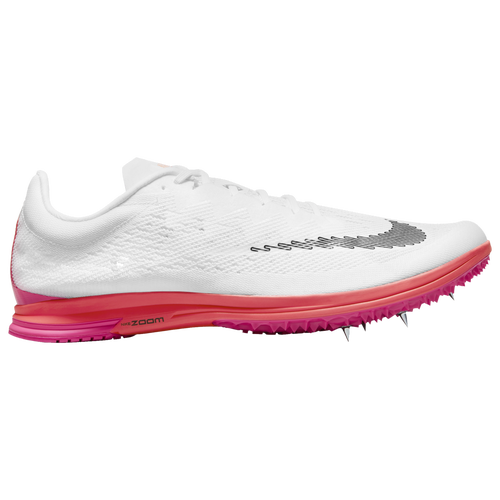 Nike Zoom Spike Flat - Men's Mid Distance Spikes - White / Black / Black - DN1699-100
