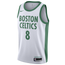 Nike Celtics NBA City Edition Swingman Jersey - Men's White/Green
