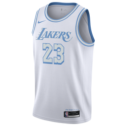 Men's - Nike Lakers NBA City Edition Swingman Jersey - White
