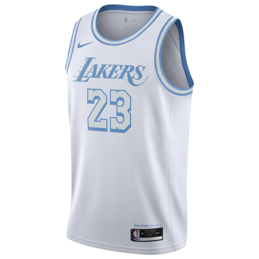 champssports.com | Nike Lakers NBA City Edition Swingman Jersey