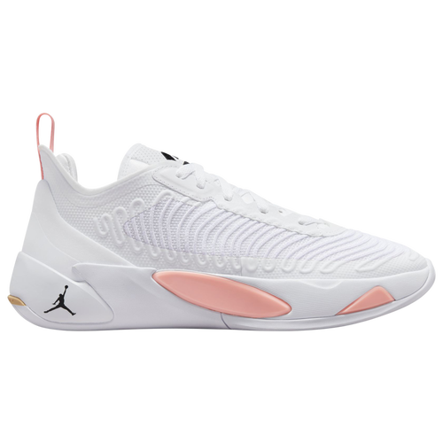Jordan Nike Men's Luka 1 Basketball Shoes In White/black/bleached Coral