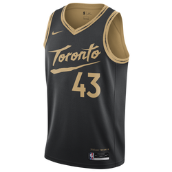 Men's - Nike NBA City Edition Swingman Jersey - Black/Gold