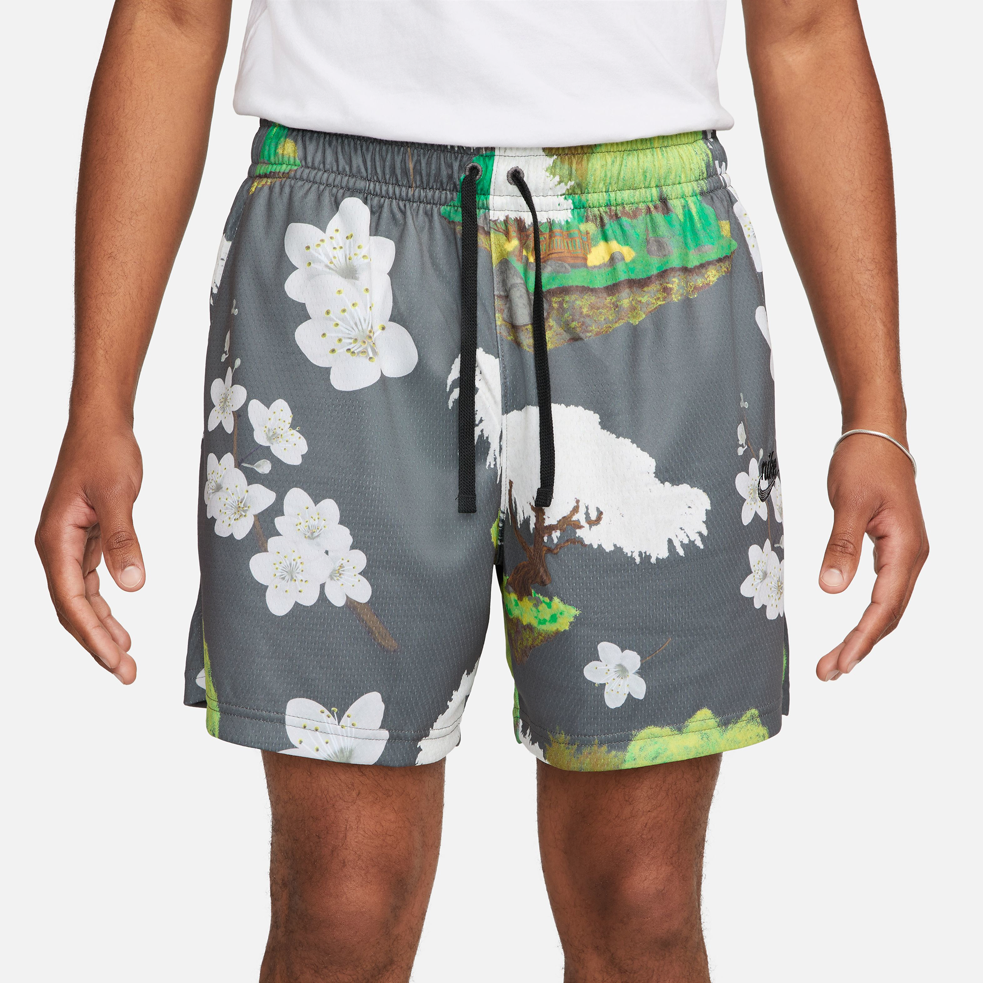 Cherry Blossom Men's Recycled Athletic Shorts