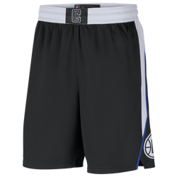 Men's - Nike Celtics City Edition Courtside Shorts - Black/White