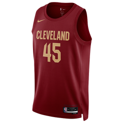 Men's - Nike Cavaliers Donovan Mitchell Icon Jersey - Red
