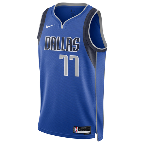 

Nike Mens Nike Mavericks Dri-FIT NBA Swingman Jersey - Mens Blue/White Size S