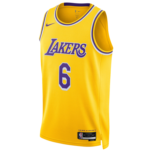 

Nike Mens Los Angeles Lakers Nike Lakers Dri-FIT Swingman Icon Jersey - Mens Purple/Yellow Size L