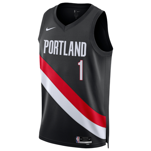  - Nike Trail Blazers Swingman Icon Jersey - Black