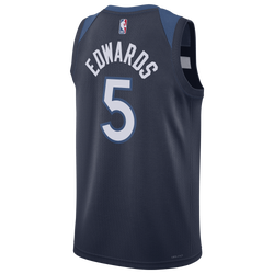 Men's - Nike Timberwolves Icon Edition 2022/23 Jersey - White/Navy