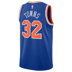 Men's - Nike Knicks Icon Edition Jersey - Blue
