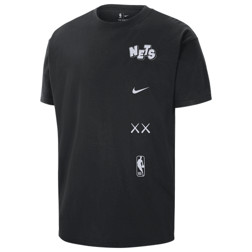 

Nike Mens Nike Nets CTS CE M90 Logo T-Shirt - Mens Black/Black Size L