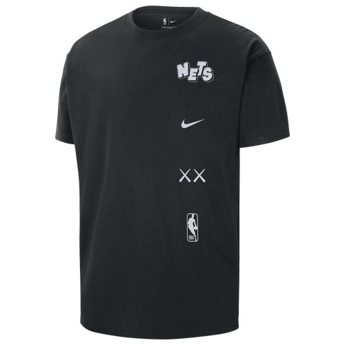 

Nike Mens Nike Nets CTS CE M90 Logo T-Shirt - Mens Black/Black Size XL