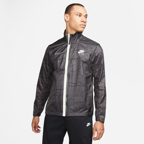 

Nike Mens Nike Air Woven UL Jacket - Mens Anthracite/Light Bone Size M