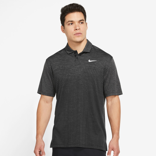 

Nike Mens Nike Vapor Engineered Jacquard Golf Polo - Mens Black/Iron Grey Size XXL