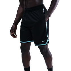 Men's - Nike Dri-FIT DNA 8 Inch Shorts - Black/Black/Bleached Turq