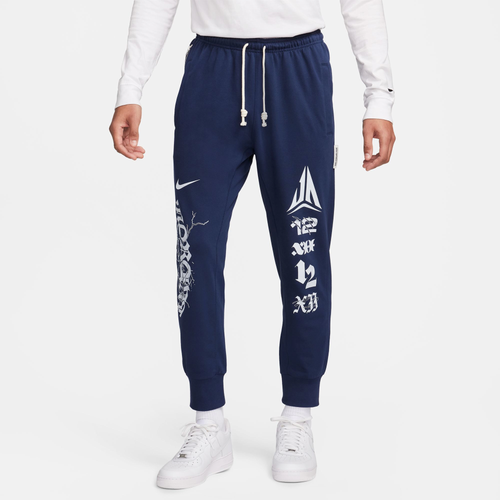 

Nike Mens Nike Ja Morant Dri-FIT Standard Issue Joggers - Mens Midnight Navy/Grey Size XL