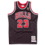 Mitchell & Ness Bulls Authentic Jersey - Boys' Grade School Black/Red