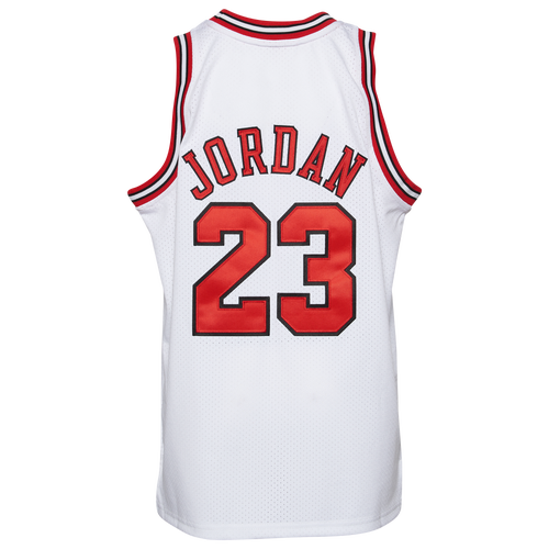 

Mitchell & Ness Boys Chicago Bulls Mitchell & Ness Bulls Authentic Jersey - Boys' Grade School White/Red Size S