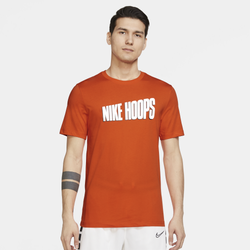 Men's - Nike Champ Hoops Short-Sleeve Tee - Rush Orange