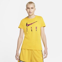 Women's - Nike Dri-FIT Swoosh Fly T-Shirt - Yellow
