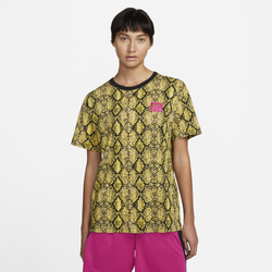 Women's - Nike Spin Ball AOP Boy T-Shirt - Yellow