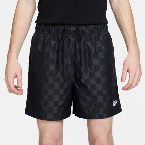 

Nike Mens Nike Club Flow Shorts - Mens Black/White Size M