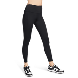 Women's - Nike DriFIT One High Rise 7/8 Pocket Tight - Black