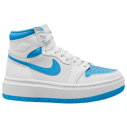 Shop Jordan Womens  Air  1 Elevate High In Dark Powder Blue/white/white