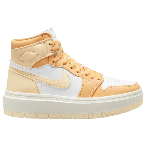 

Jordan Womens Jordan Air Jordan 1 Elevate Mid - Womens Basketball Shoes Muslin/White/Gold Size 11.0