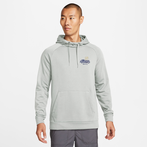 Nike Mens  Dri-fit Gfx Pullover Hoodie In Grey/grey