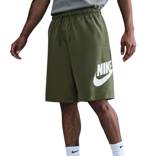 Nike Club Woven Shorts - Nike White/Medium Olive