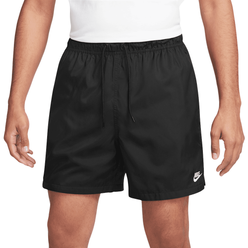 Shop Nike Mens  Club Flow Shorts In White/black