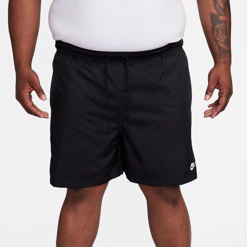 Shop Nike Mens  Club Flow Shorts In White/black
