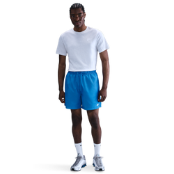 Men's - Nike Club Flow Shorts - White/Lt Photo Blue