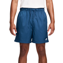 Men's - Nike Club Flow Shorts - Court Blue/White