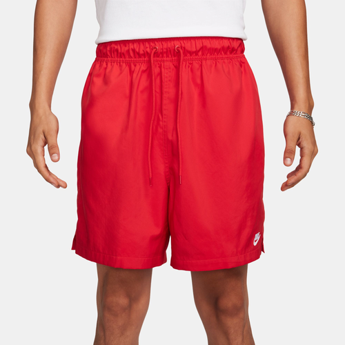 

Nike Mens Nike Club Flow Shorts - Mens University Red/White Size XXL