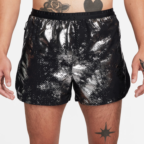 MENS - Nike DFADV 4BF Run Shorts - Silver/Black