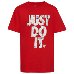 Boys' Grade School - Nike Beach Party T-Shirt - Red/University Red