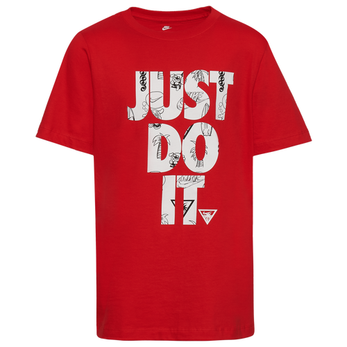 

Boys Nike Nike Beach Party T-Shirt - Boys' Grade School University Red/Red Size S