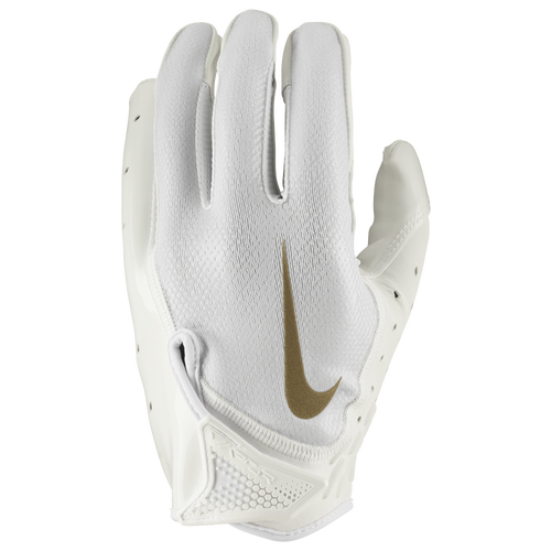 White and gold nike gloves sale